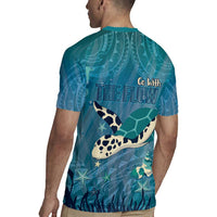 World Sea Turtle Day Polynesia Rugby Jersey Go With The Flow