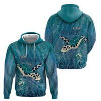 World Sea Turtle Day Polynesia Zip Hoodie Go With The Flow