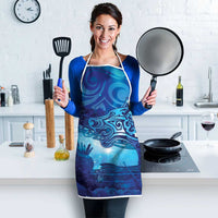 Kuri New Zealand Matariki Apron Aotearoa Dog Waka Maori New Year Galaxy Vibes LT14 - Polynesian Pride