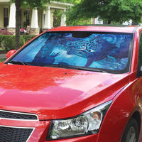 Kuri New Zealand Matariki Auto Sun Shade Aotearoa Dog Waka Maori New Year Galaxy Vibes LT14 - Polynesian Pride