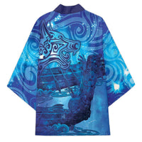Kuri New Zealand Matariki Kimono Aotearoa Dog Waka Maori New Year Galaxy Vibes LT14 - Polynesian Pride
