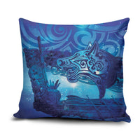 Kuri New Zealand Matariki Pillow Cover Aotearoa Dog Waka Maori New Year Galaxy Vibes