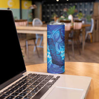 Kuri New Zealand Matariki Skinny Tumbler Aotearoa Dog Waka Maori New Year Galaxy Vibes LT14 - Polynesian Pride