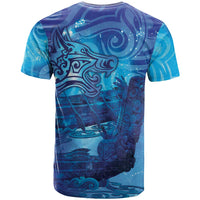 Kuri New Zealand Matariki T Shirt Aotearoa Dog Waka Maori New Year Galaxy Vibes