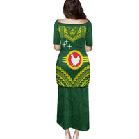 Manu'a Flag Day Family Matching Puletasi and Hawaiian Shirt Polynesian Pattern National Color Proud LT14 - Polynesian Pride