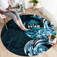 Asut Guam Chamorro Round Carpet Guahan Seal Tattoo LT14 - Polynesian Pride