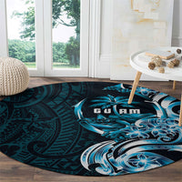 Asut Guam Chamorro Round Carpet Guahan Seal Tattoo LT14 - Polynesian Pride