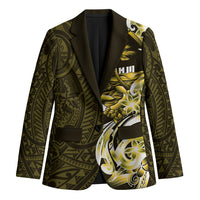 Amariyu Guam Chamorro Blazer Guahan Seal Tattoo LT14 Unisex Yellow - Polynesian Pride