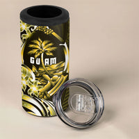 Amariyu Guam Chamorro 4 in 1 Can Cooler Tumbler Guahan Seal Tattoo LT14 - Polynesian Pride
