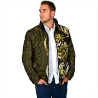 Amariyu Guam Chamorro Padded Jacket Guahan Seal Tattoo LT14 - Polynesian Pride