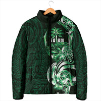 Betde Guam Chamorro Padded Jacket Guahan Seal Tattoo LT14 - Polynesian Pride