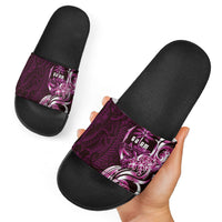 Kulot Di Rosa Guam Chamorro Slide Sandals Guahan Seal Tattoo LT14 - Polynesian Pride