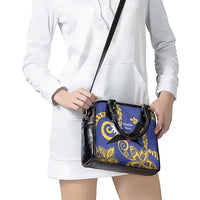 Nauru Angam Day Shoulder Handbag Naoero Frigate Bird Polynesian Pattern LT14 - Polynesian Pride