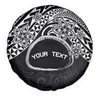 Personalised Pohnpei Nukuoro Micronesia Spare Tire Cover Polynesian Tattoo Curves Black Version LT14 - Polynesian Pride