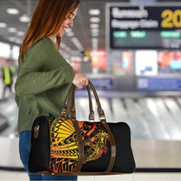 Gradient Marquesas Islands Travel Bag Marquesan Matatiki Hammerhead Shark Patutiki - Polynesian Pride