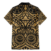 Austral Islands Family Matching Mermaid Dress and Hawaiian Shirt Tuhaa Pae Penu Stars Necklace Gold - Polynesian Pride