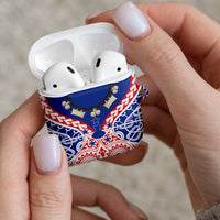 Austral Islands AirPods Case Tuhaa Pae Penu Stars Necklace Red - Polynesian Pride