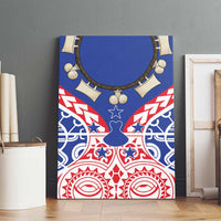 Austral Islands Canvas Wall Art Tuhaa Pae Penu Stars Necklace Red - Polynesian Pride