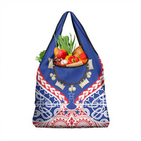 Austral Islands Grocery Bag Tuhaa Pae Penu Stars Necklace Red - Polynesian Pride