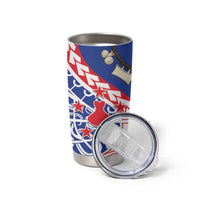 Austral Islands Tumbler Cup Tuhaa Pae Penu Stars Necklace Red - Polynesian Pride