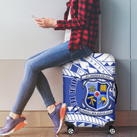 Personalised Samoa St Josephs College Luggage Cover Marist Brothers Samoan Pattern LT14 - Polynesian Pride