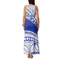 Personalised Samoa Safata College Family Matching Tank Maxi Dress and Hawaiian Shirt Samoan Pattern LT14 - Polynesian Pride