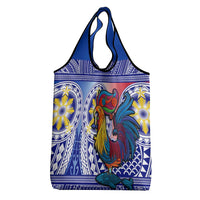 Philippines Grocery Bag Filipino Sarimanok With Polynesian Tattoo