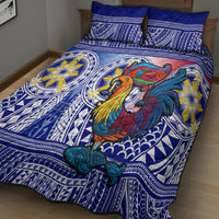 Philippines Quilt Bed Set Filipino Sarimanok With Polynesian Tattoo LT14 - Polynesian Pride
