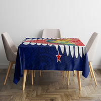 New Zealand Waitangi Day Tablecloth NZ Maori Tui Bird With Kowhai Flowers LT14 - Polynesian Pride