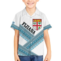 Custom Fiji Tapa Rugby 2025 Family Matching Summer Maxi Dress and Hawaiian Shirt Go Champions Fijiana
