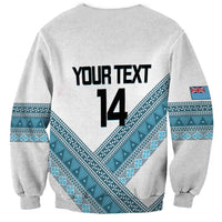 Custom Fiji Tapa Rugby 2025 Sweatshirt Go Champions Fijiana