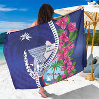 Biba Guam Liberation Day Sarong Tano y Chamoru Latte Stone Blue