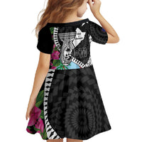 Biba Guam Liberation Day Family Matching Mermaid Dress and Hawaiian Shirt Tano y Chamoru Latte Stone Black