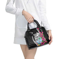 Biba Guam Liberation Day Shoulder Handbag Tano y Chamoru Latte Stone Black LT14 - Polynesian Pride