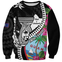Biba Guam Liberation Day Sweatshirt Tano y Chamoru Latte Stone Black