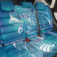 Kuri Dog Waka New Zealand Matariki Back Car Seat Cover Ocean Sharks Maori Tattoo