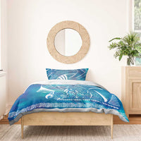 Kuri Dog Waka New Zealand Matariki Bedding Set Ocean Sharks Maori Tattoo LT14 - Polynesian Pride
