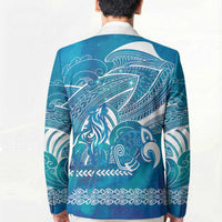 Kuri Dog Waka New Zealand Matariki Blazer Ocean Sharks Maori Tattoo LT14 - Polynesian Pride