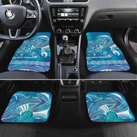 Kuri Dog Waka New Zealand Matariki Car Mats Ocean Sharks Maori Tattoo