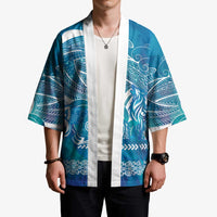 Kuri Dog Waka New Zealand Matariki Kimono Ocean Sharks Maori Tattoo LT14 - Polynesian Pride