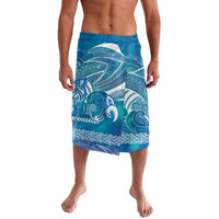 Kuri Dog Waka New Zealand Matariki Lavalava Ocean Sharks Maori Tattoo LT14 Blue - Polynesian Pride