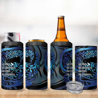 Tuna Eel New Zealand Matariki 4 in 1 Can Cooler Tumbler He Piko He Taniwha Maori Pattern LT14 - Polynesian Pride