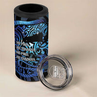 Tuna Eel New Zealand Matariki 4 in 1 Can Cooler Tumbler He Piko He Taniwha Maori Pattern LT14 - Polynesian Pride