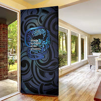 Tuna Eel New Zealand Matariki Door Cover He Piko He Taniwha Maori Pattern