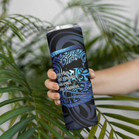 Tuna Eel New Zealand Matariki Skinny Tumbler He Piko He Taniwha Maori Pattern LT14 - Polynesian Pride