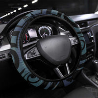Tuna Eel New Zealand Matariki Steering Wheel Cover He Piko He Taniwha Maori Pattern