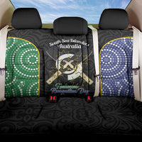 Personalised South Sea Islanders National Recognition Day Back Car Seat Cover Australia Aboriginal Vanuatu Pig Tusk
