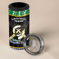 Personalised South Sea Islanders National Recognition Day 4 in 1 Can Cooler Tumbler Australia Aboriginal Vanuatu Pig Tusk LT14 - Polynesian Pride