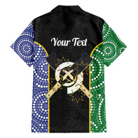 Personalised South Sea Islanders National Recognition Day Family Matching Tank Maxi Dress and Hawaiian Shirt Australia Aboriginal Vanuatu Pig Tusk LT14 - Polynesian Pride