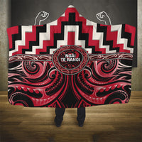 Aotearoa Ngai Te Rangi Hooded Blanket Maori Iwi Poutama Puhoro Tattoo LT14 - Polynesian Pride